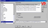 Version 9 File Locations