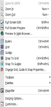 The File Menu
