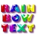 Rainbow Text KPT & Harry's Filters
