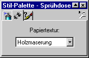 Stil-Palette (PSP 6): 2. Karteikarte