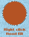 Per Rechtsklick mit Farbe f�llen
