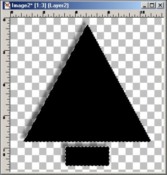 Tree with shadow applied.