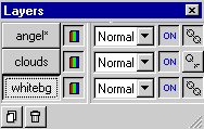 layer Palette with WhiteBG Layer at the bottom