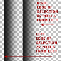 Pasted copy after positioning