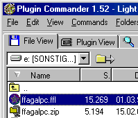 Left part of PiCo, File View tab
