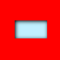 Cutout with bg color