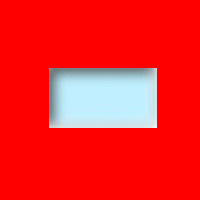 Cutout with Black, White on BG