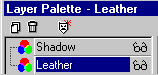 Layer Palette - Background Layer promoted as Layer 2